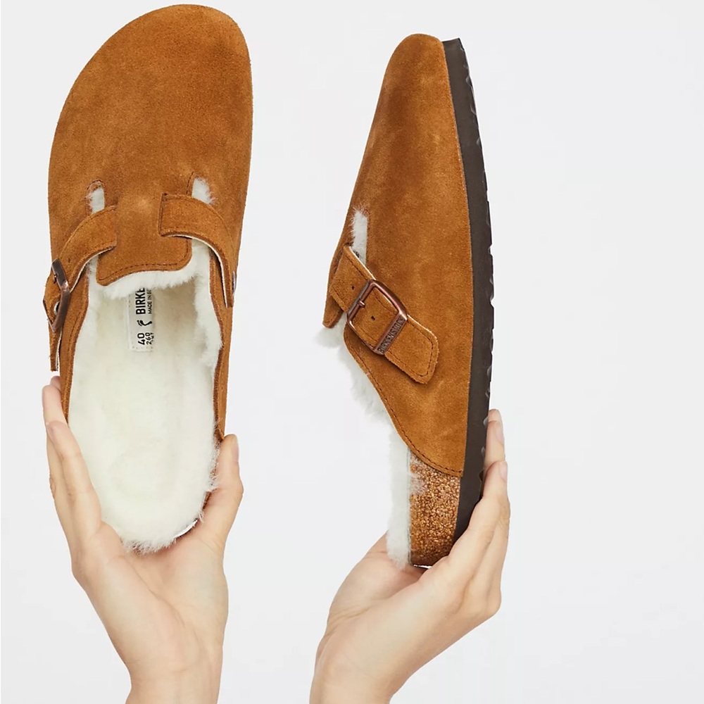 Birkenstock Boston Shearling Clogs - Picture 2 of 7